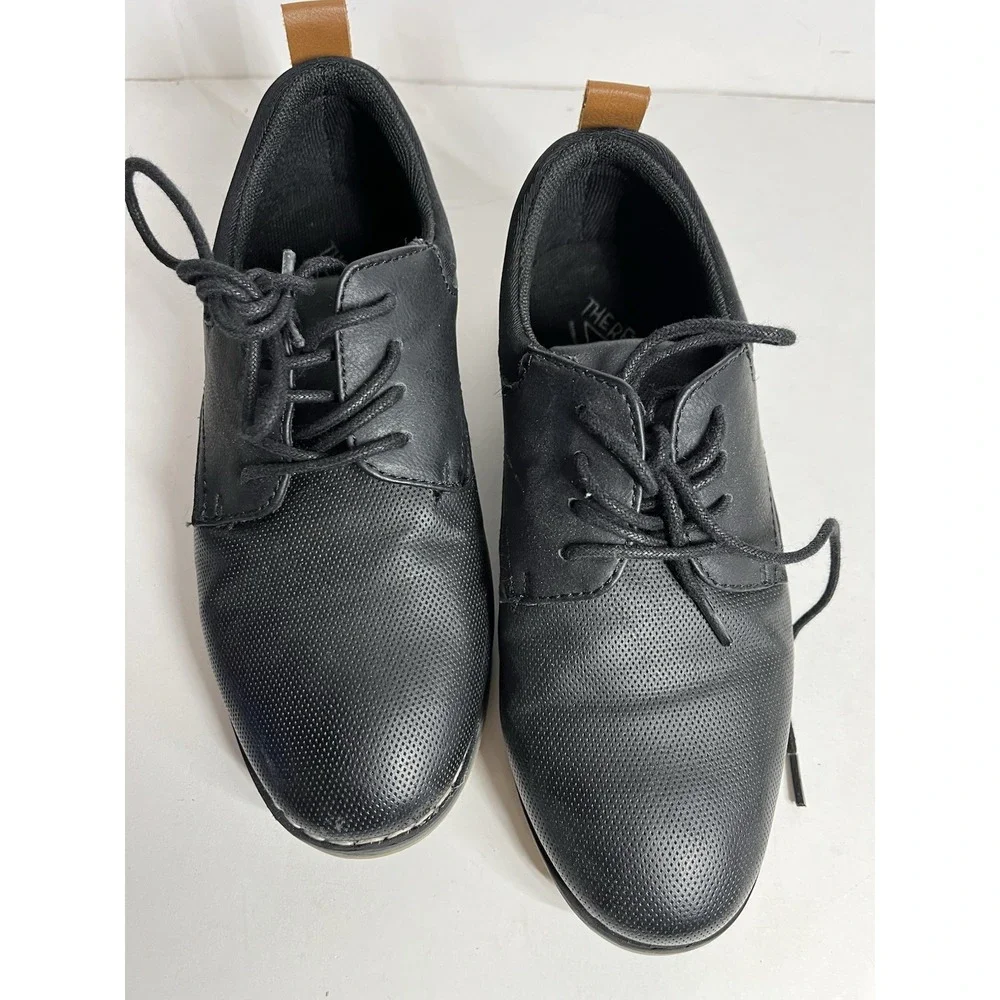 Thereabouts Boys Mackem Oxford Shoes Black Size 2M MacieBoys Dress Shoes‎